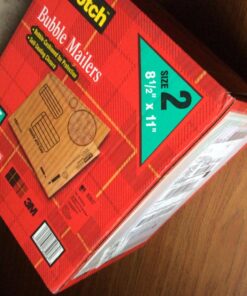 Scotch Bubble Mailer, 8.5 in x 11 in, Size #2, Kraft, 25/Pack (7914-25-CS) 39 81sOt9i8U7L