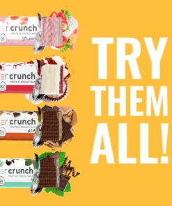 Power Crunch Protein Wafer Bars, High Protein Snacks with Delicious Taste, Triple Chocolate, 1.4 Ounce (12 Count) 12 Count (Pack of 1) 24 81sP0sDpupL