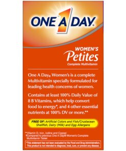 One A Day Women’s Petites Multivitamin,Supplement with Vitamin A, C, D, E and Zinc for Immune Health Support, B Vitamins, Biotin, Folate (as folic acid) & more,Tablet, 160 count 160 Count (Pack of 1) 25 81sU2Hh 3L