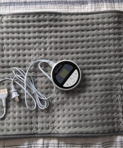 Heating Pad for Back Pain Relief Large 17 x 33, Electric Heated Pad Moist for Back Pain Muscle,Soft Heating Pads for Cramps, Abdomen, Waist, Neck, Shoulder with Heat Settings and Auto-Off (Gray) 17 x 33 Gray 34 81sVBTOEXL