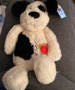 Jellycat Bashful Black and Cream Puppy Stuffed Animal, Medium, 12 inches Medium - 12" 24 81sVo4UohWL
