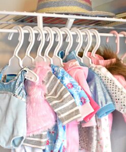 Sophia's - 18" Doll - 7 1/2" Plastic Display Hangers - White 14 81sWBqG3yL