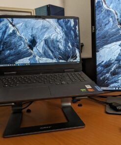 Nulaxy Laptop Stand, Detachable Ergonomic Laptop Mount Computer Stand for Desk, Aluminum Laptop Riser Notebook Stand Compatible with MacBook, Dell XPS, All 10-16" Laptops - Gray A-Grey 29 81sWkdzIn7L