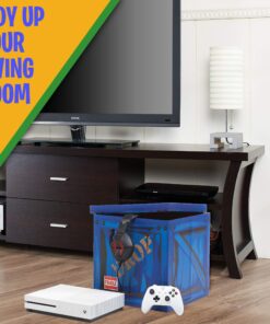 Alternative view of CampLiner Large Loot Drop Box Accessory (14” x 14” x 14”) - Goes with Merch Like Pickaxes, Guns, Costumes - Perfect Decoration Gift for Gamers, Boys, Parties Cardboard Box