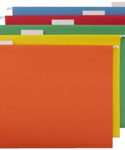 Amazon Basics Hanging Organizer File Folder, Letter Size, Assorted Colors - Pack of 25 26 81sblynYeoL