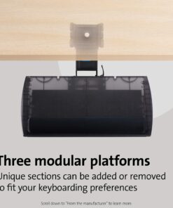 Kensington 60718 Adjustable Keyboard Platform with SmartFit System, 21-1/4w x 10d, Black 13 81sc1sI8IsL