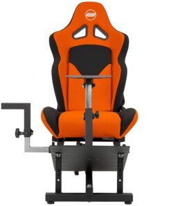 OpenWheeler GEN3 Racing Wheel Simulator Stand Cockpit Orange on Black, Video Game Controller, Fits All Logitech G923, G920, Thrustmaster, Fanatec Wheels, Compatible with Xbox One, PS4, PC Platforms. 38 81sd6U6LezL