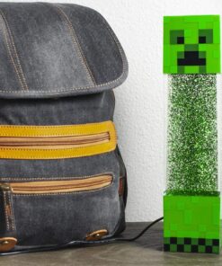 Minecraft Creeper Glitter Motion Light | 12-Inch LED Mood Light Battery Lamp 15 81sdcJ8LeAL