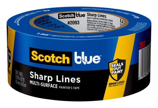 Scotch Painter's Tape 2093EL-48E Trim + BASEBOARDS Painter's Tape, 1.88-Inch x 60-Yards, Blue