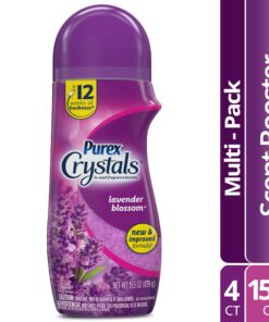 Purex Crystals In-Wash Fragrance and Scent Booster, Lavender Blossom, 15.5 Ounce, 4 Count 15.5 Ounce (Pack of 4) 9 81sf2mER7L