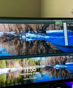 LG 49WL95C-W Ultrawide Dual QHD Monitor 49" 32: 9 (5120 x1440) Curved IPS Display, HDR10, USB Type-C, HDR 10, Ambient Light Sensor, 2 x 10W Stereo Speaker 56 81sf5Kj2VpL