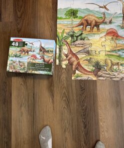 Melissa & Doug Dinosaurs Floor Puzzle (48 pc) 31 81sfLbCo8IL 1