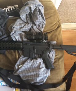 CVLIFE 4x32 Tactical Rifle Scope Red & Green &Blue Illuminated Reticle Scope with Fiber Optic Sight 53 81shiFIv6fL