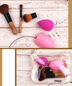 Makeup Brushes Convenient To Carry Made With Bamboo Handle and Animal Cruelty Free Soft Bristle (4 pieces) 16 81sjDvuw5L