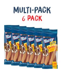 Alternative view of Purina Busy With Beggin' Made in USA Facilities Small/Medium Breed Dog Treats, Twist'd - (6) 2 ct. Pouches Bacon 2 Count (Pack of 6)