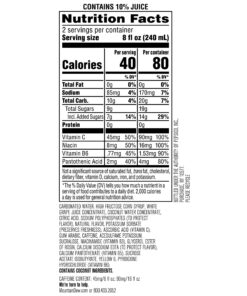 Mountain Dew Kickstart, Pineapple Orange Mango, 90mg Caffeine, Vitamins B & C, 80 Calories, 10% Juice, 16 fl oz (12 Count) 16 Fl Oz (Pack of 12) 17 81skE1wsTNL 2