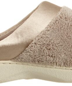 isotoner Women's Microterry Clog 5-6 Taupe 12 81skohC484L