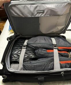 Travelpro Maxlite 5 Softside Expandable Luggage with 4 Spinner Wheels, Lightweight Suitcase, Men and Women, Black, Carry-On 21-Inch 50 81sl31D0HmL