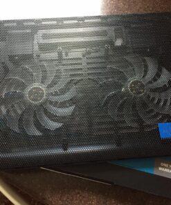 AICHESON Laptop Cooling Pad 2 1000RPM Fans Portable Computer Cooler, Blue LEDs, S007 93 81slNeSK0kL