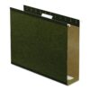 Pendaflex 04152X3 Extra Capacity Reinforced Hanging File Folders, 3", Letter Size, Standard green, 1/5 Cut, 25/BX (4152x3) 3"