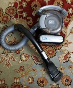 BLACK+DECKER 20V MAX Flex Handheld Vacuum with Stick Vacuum Attachment and Pet Hair Brush, Cordless Rechargeable (BDH2020FLFH) Stick Vac Kit & Brush Only 41 81smkXVjdUL