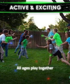Redux: The Original Glow in The Dark Capture The Flag Game | Ages 8+ | Outdoor Games for Teens | Birthday Gift | Party Games for Kids 8-12+ | Alternative to Laser Tag Guns and Flag Football Complete Set 20 81smkkFQ0NL