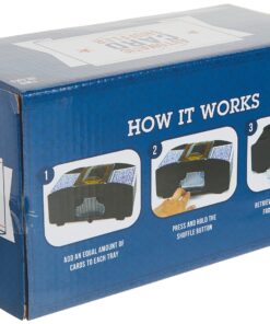 Brybelly Two Deck Automatic Card Shuffler - Battery-Operated Electric Shuffler - Great for Home & Tournament Use for Classic Poker & Trading Card Games 12 81smltuRtwL