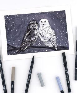 Tombow 56171 Dual Brush Pen Art Markers, Grayscale, 10-Pack. Blendable, Brush and Fine Tip Markers 32 81so9j3KaOL