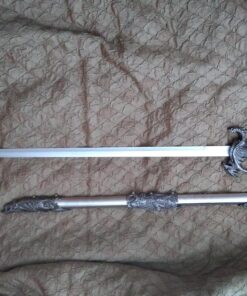 Ace Martial Arts Supply Saint George Dragon Saber Fantasy Medieval Knight Sword, 36-Inch/Large 34 81sotwtUsEL