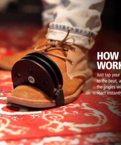 Meinl Percussion Foot Tambourine with Stainless Steel Jingles-NOT Made in China-Accompaniment for Cajon Gigs, 2-Year Warranty, Black (FJS2S-BK) Foot Tap 9 81ssYc9j8pL