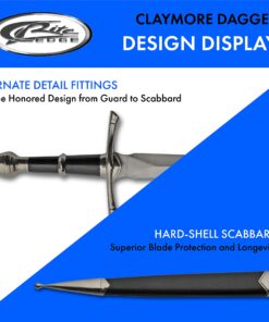 SZCO Supplies 211351 Claymore Dagger, Silver/Black 12 81ssa1dcEHS