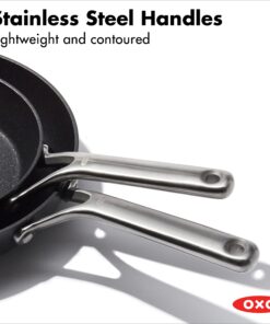 OXO Professional Hard Anodized PFAS-Free Nonstick, 10 Piece Cookware Pots and Pans Set, Induction, Diamond reinforced Coating, Dishwasher Safe, Oven Safe, Black 10-Piece Cookware Pots and Pans Set 11 81ssvopZ1JL