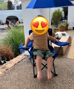 Redmon Umbrella Kids Camping Chair with Matching Shoulder Bag,Nylon, Royal Blue 19 81stJA2xmnL