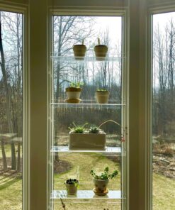 Beautiful Views Hanging Window Plant Shelves (4 Shelves) 4 Shelves 20"x6"x54" 48 81stTCum8lL