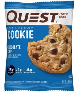 Quest Nutrition Chocolate Chip Protein Cookie; Keto Friendly; High Protein; Low Carb; 12 Count 31 81stWtgl0AL