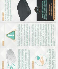 Aeris Large Seat Cushion for Office Chairs - Memory Foam Chair Cushion for Sciatica Pain for Sitting Long Hours & Driving-Perfect for Car &Truck Seats, Wheelchairs, Tailbone Pain- Washable Cover Black 39 81suZqQtQQL