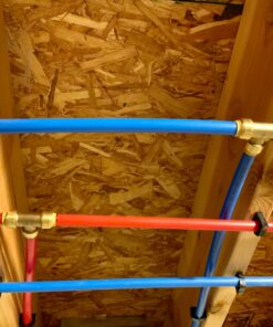 SharkBite 1/2 Inch Tee, Push to Connect Brass Plumbing Fitting, PEX Pipe, Copper, CPVC, PE-RT, HDPE, U362LFA 1/2 in. 1/2 in. 11 81suyOM9gnL