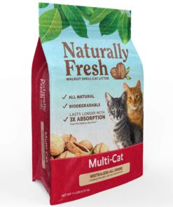 Naturally Fresh Cat Litter - Walnut-Based Quick-Clumping Kitty Litter, Unscented, Multi-Cat, 14 lb Multi-Cat Unscented 17 81sv6doQ1rL