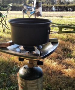 MalloMe Camping Cookware Mess Kit for Backpacking Gear – Camping Cooking Set - Camping Pots and Pans Set - Backpacking Stove/Portable Stove Compatible - Camp Kitchen Equipment Accessories Pot 1 Liter Pot 53 81svcHw9frL