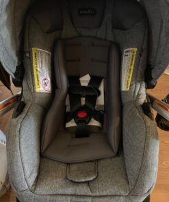 Evenflo Pivot Xpand Modular Travel System with SafeMax Infant Car Seat Percheron Gray 49 81sxdxwgDL