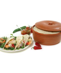 Norpro Tortilla Pancake Keeper, One Size, Brown 14 81syLSPU4XL