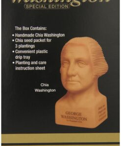 Chia Pet George Washington with Seed Pack, Decorative Pottery Planter, Easy to Do and Fun to Grow, Novelty Gift, Perfect for Any Occasion 14 81szh74vRpL