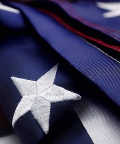 VSVO US American Flag 4x6 Ft - Heavy Duty 300D Oxford Nylon Embroidered US Flags, Embroidered Stars, Sewn Stripes, Indoor/Outdoor, Vibrant Colors, Brass Grommets USA 23 81t UrPKjfL