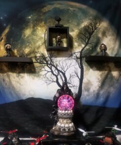 Zeckos Destroyer of Worlds Grim Reaper Plasma Crystal Ball Accent Lamp 12 81t0U CWvuL