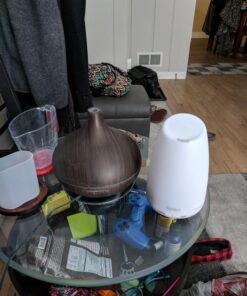 Syntus 150ML Essential Oil Diffuser Ultrasonic Aromatherapy Diffusers with Adjustable Mist Mode and Waterless Auto Shut-Off for Home Office 49 81t0hlZaOKL