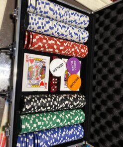 Kovot 300 Chip Dice Style Poker Set in Aluminum Case (11.5 Gram Poker Chips) 26 81t1Ga dnL
