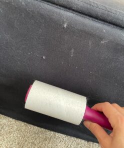 Metkix Lint Rollers for Pet Hair Extra Sticky | Protective Covers | Value 400 Sheets Dog Cat Pet Hair Remover | Lint Roller for Clothes Sofa Bed Carpet and More | Lint Roller Refills 2 Rollers + 2 Refills (Total 400 Sheets) 42 81t1JblxC9L