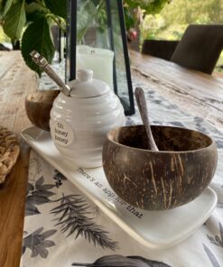 Mud Pie Honey Pot Serving Set, 4x3, White 34 81t1cgEUr L