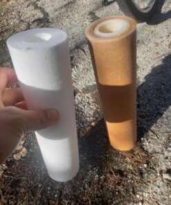 PUREPLUS 5 Micron 10" x 2.5" Whole House Sediment Home Water Filter Cartridge Replacement for Any 10 inch RO Unit, Culligan P5, Aqua-Pure AR110, Dupont WFPFC5002, CFS10, WHKF-G05, 4Pack 10"*2.5" 4 Count (Pack of 1) 30 81t1x69MwDL