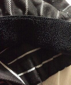 KNG Tie Back Chef Hat – Adjustable Chef Cap for Men or Women One Size Black With White 23 81t29c76xQL